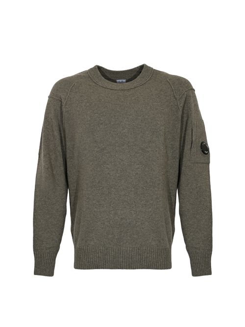 Maglione in Lambswool GRS Gunmetal C.P. COMPANY | 19CMKN707A110149A921